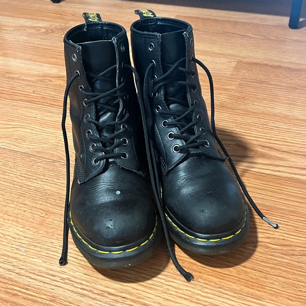 Doc Marten 1460 Black Leather Lace-Up Boots